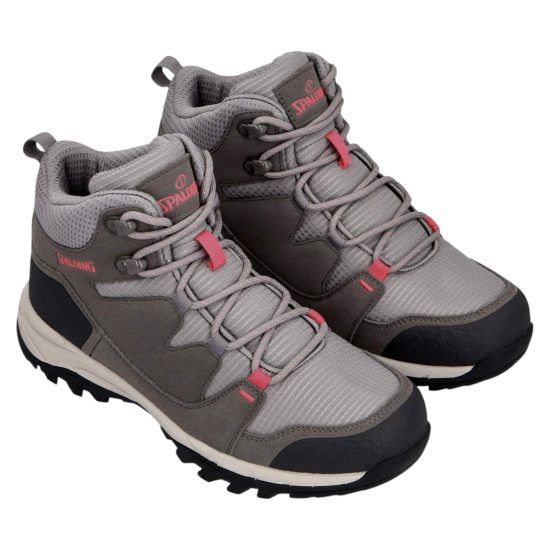BOTIN MUJER OUTDOOR BREEZE GRIS CORAL SPALDING - Imagen 4
