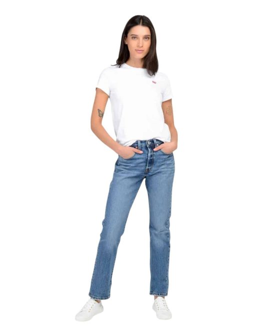 Jeans Mujer 501 Salsa In Sequence Levis - Imagen 4