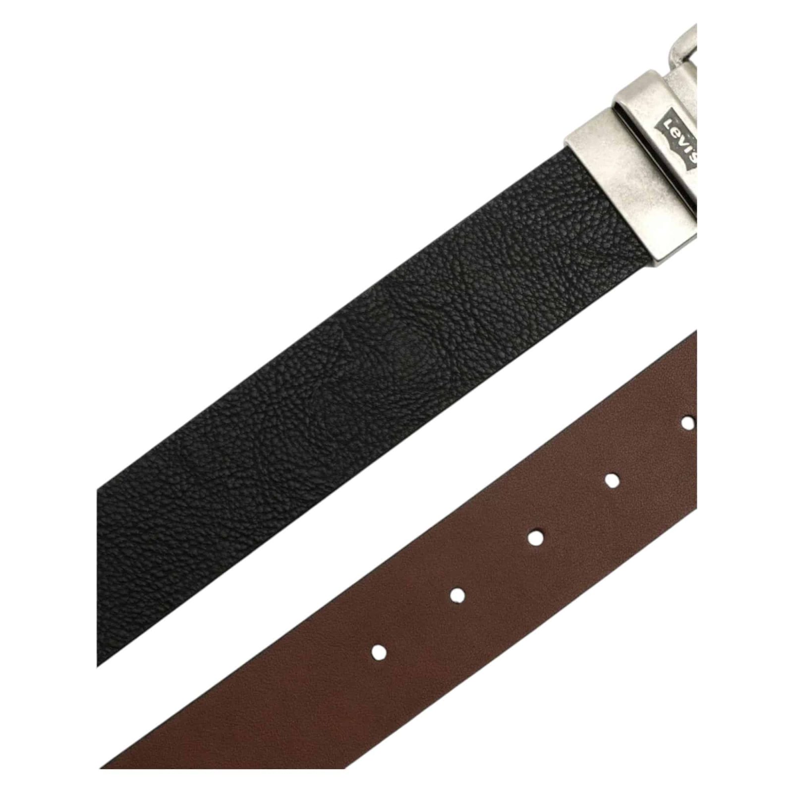 Cinturón Hombre Reversible Negro y Café Levis 87518 - Imagen 2