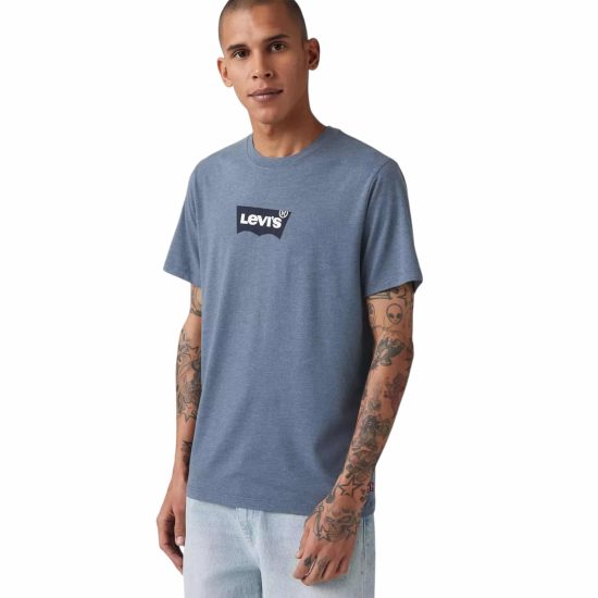 Polera Hombre Classic Graphic Levi's Logo One Vintage Indigo - Imagen 2