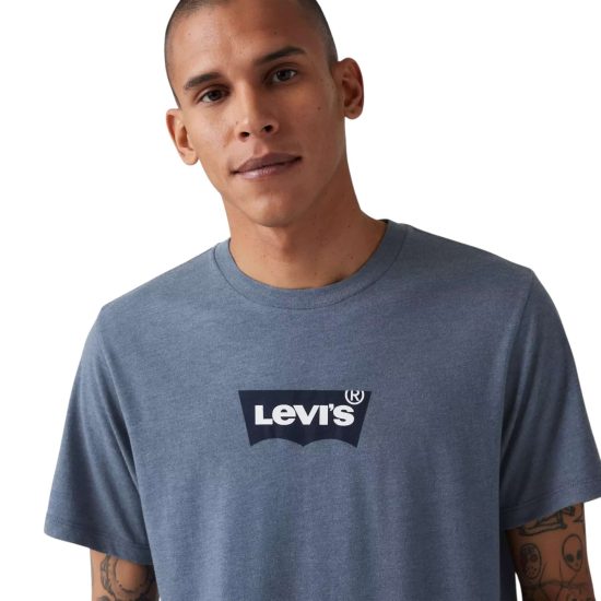 Polera Hombre Classic Graphic Levi's Logo One Vintage Indigo - Imagen 4