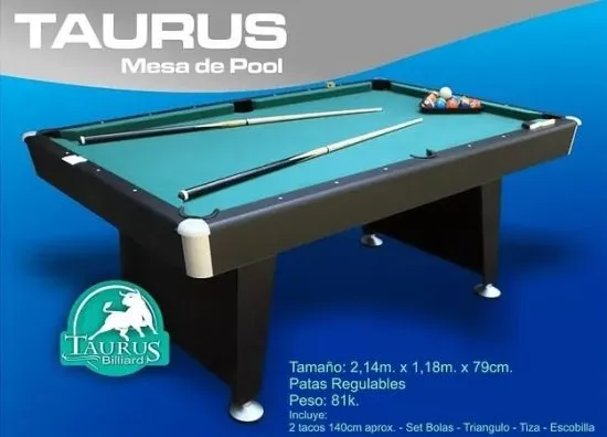 MESA DE POOL TAURUS - Imagen 2