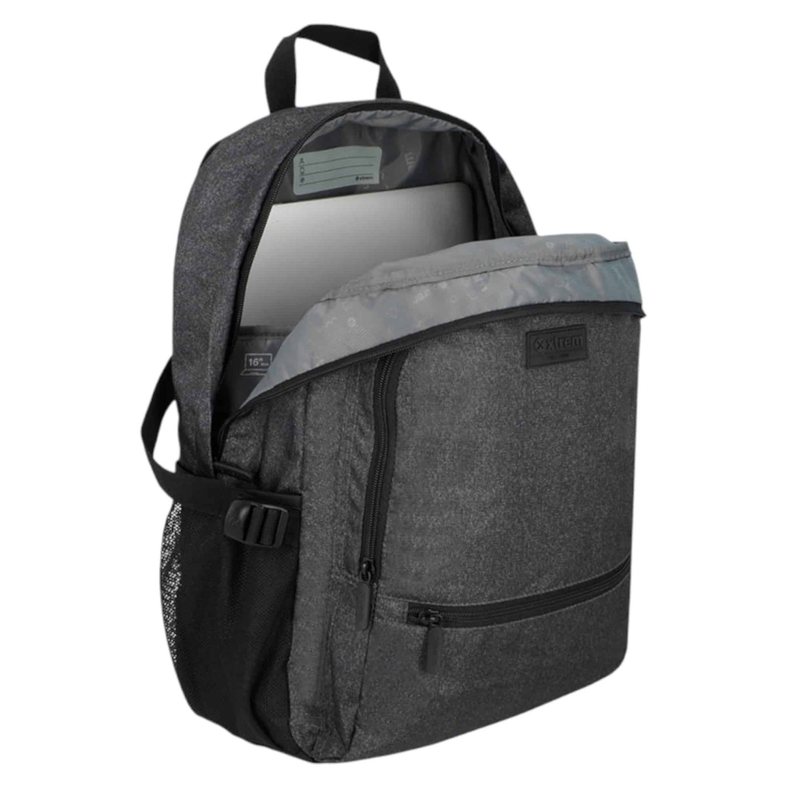 Mochila para notebook 16" Wynwood gris Xtrem - Imagen 4
