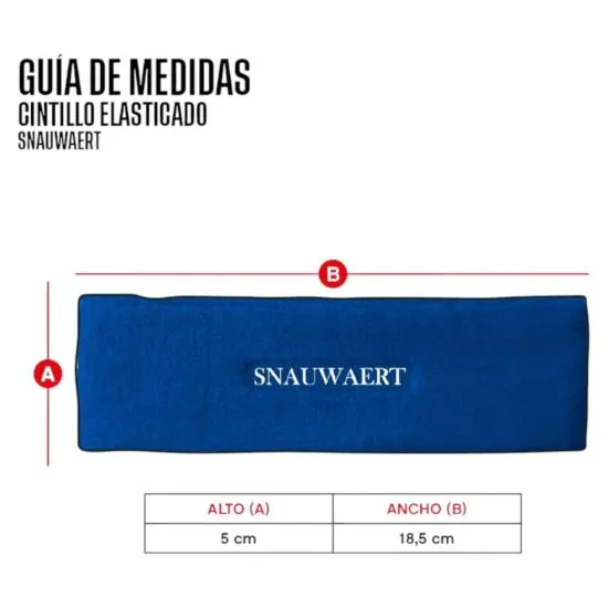 CINTILLO SNAUWAERT ELASTICADO NEGRO - Imagen 2