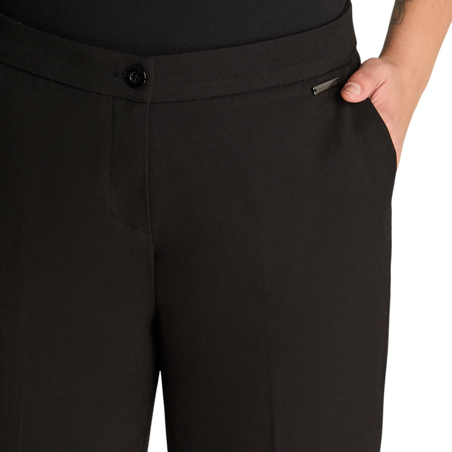 PANTALON FORMAL PALAZZO NEGRO LDP - Imagen 3