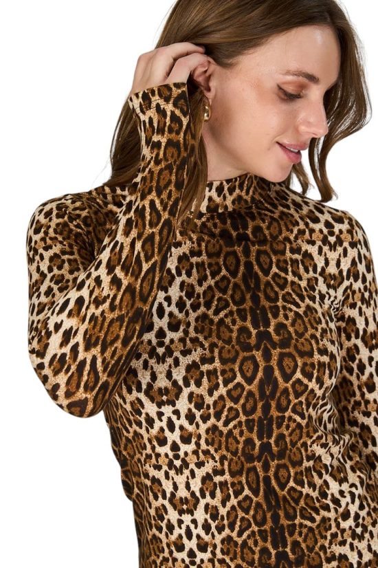 Polera Animal Print Ale Café Eclipse - Imagen 3
