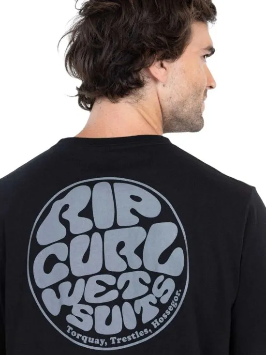 POLERA HOMBRE MC LISA WHITE RIP CURL - Imagen 3