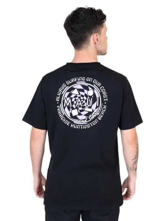 Polera Hombre MC 5P420-MI Liso Black Maui - Imagen 2