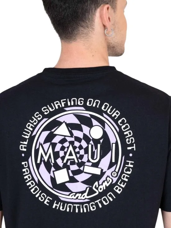 Polera Hombre MC 5P420-MI Liso Black Maui - Imagen 3