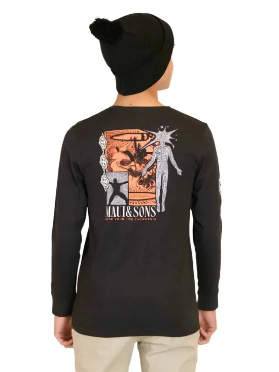 Polera Niño Manga Larga Ride Your Life Maui - Imagen 2