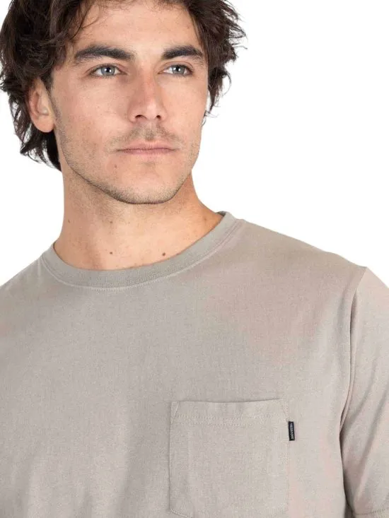 Polera Hombre MC 5P428-MI Liso Olive Maui - Imagen 3