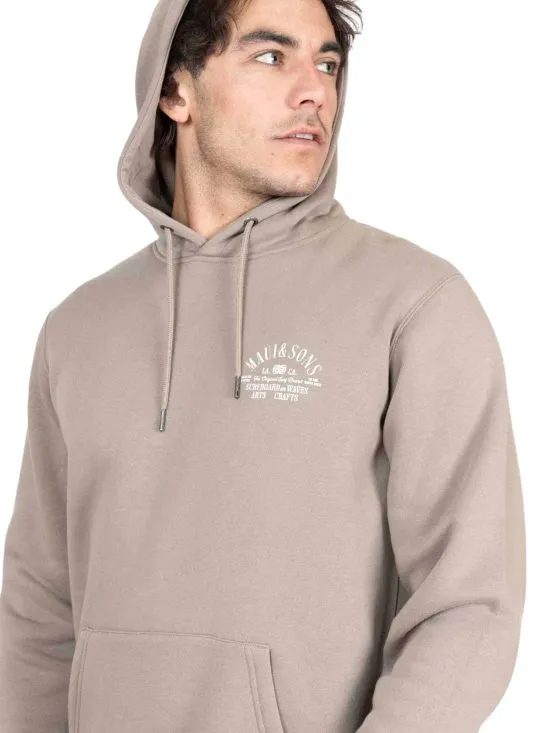 Poleron Hombre Canguro 5O609-MI Liso Khaki Maui - Imagen 3