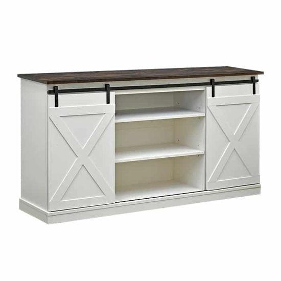Rack Para Tv 55″ Caburga White MSA - Imagen 3