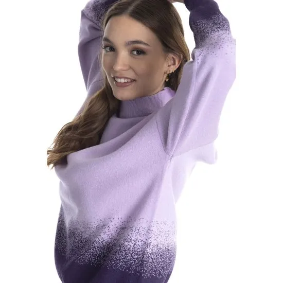 CHALECO MUJER TEJIDO LOOSE LUREX DEG 590 IL GIOCO - Imagen 3