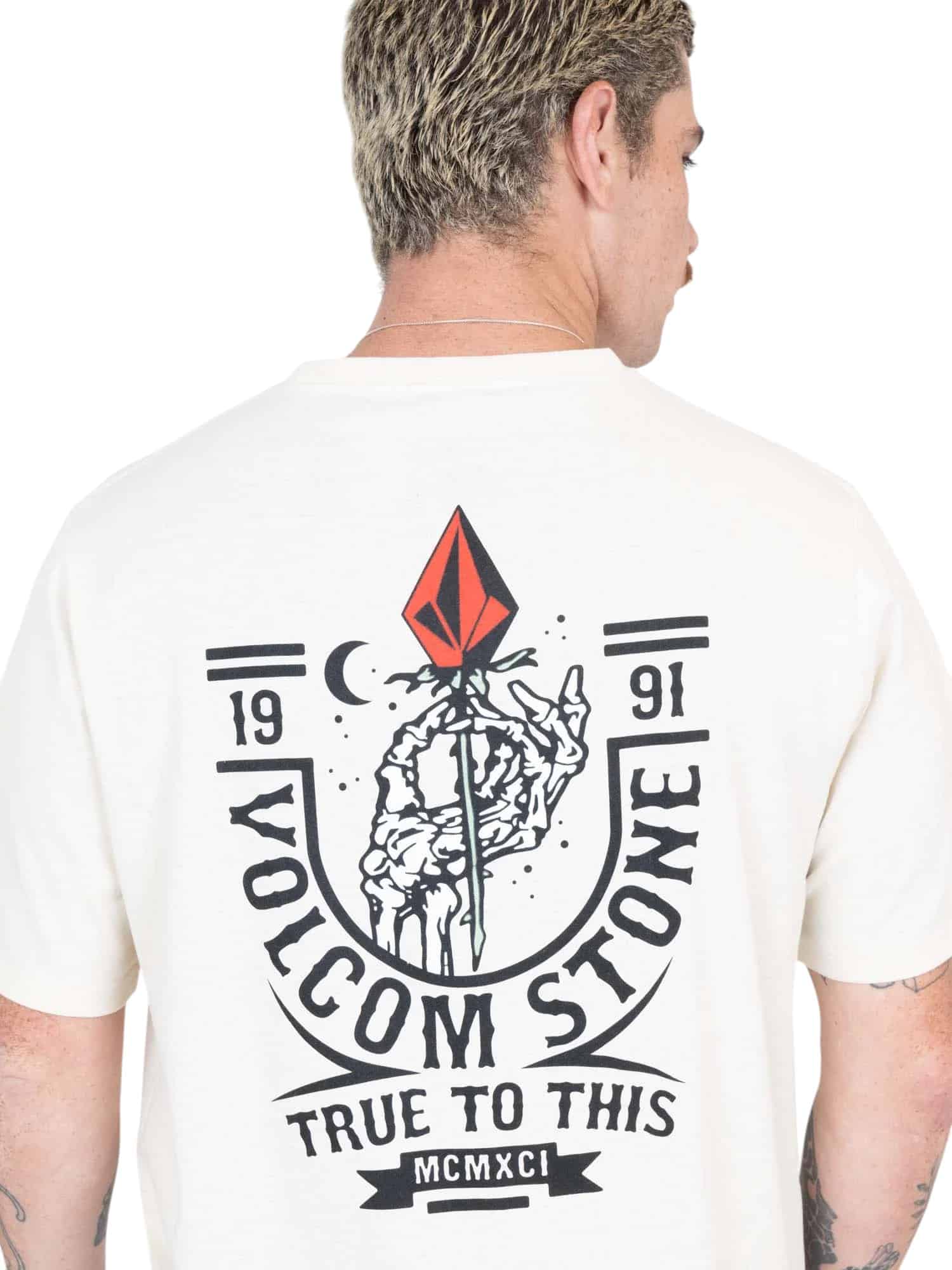 POLERA MC 7P154-MI LISO OFFWHITE VOLCOM - Imagen 3