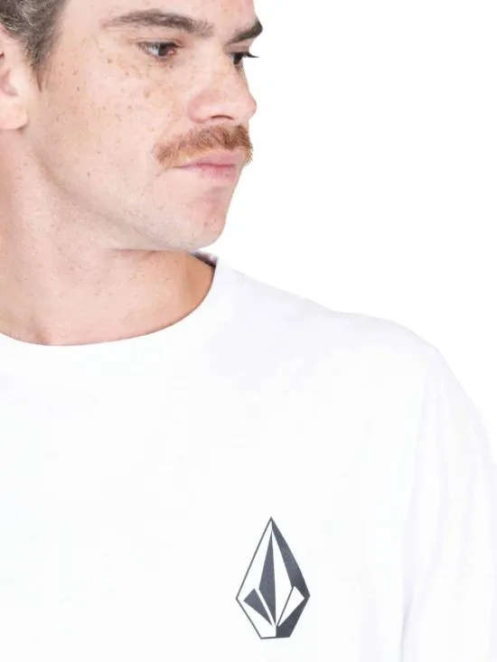 POLERA MC 7P147-MI LISO WHITE VOLCOM - Imagen 3