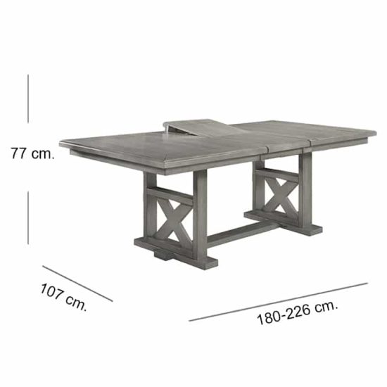 COMEDOR MESA + 6 SILLAS CLIFFORD MSA - Imagen 3