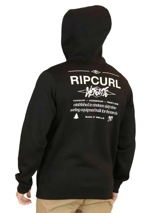 POLERON FULLZIPER HOMBRE NEGRO RIP CURL - Imagen 2