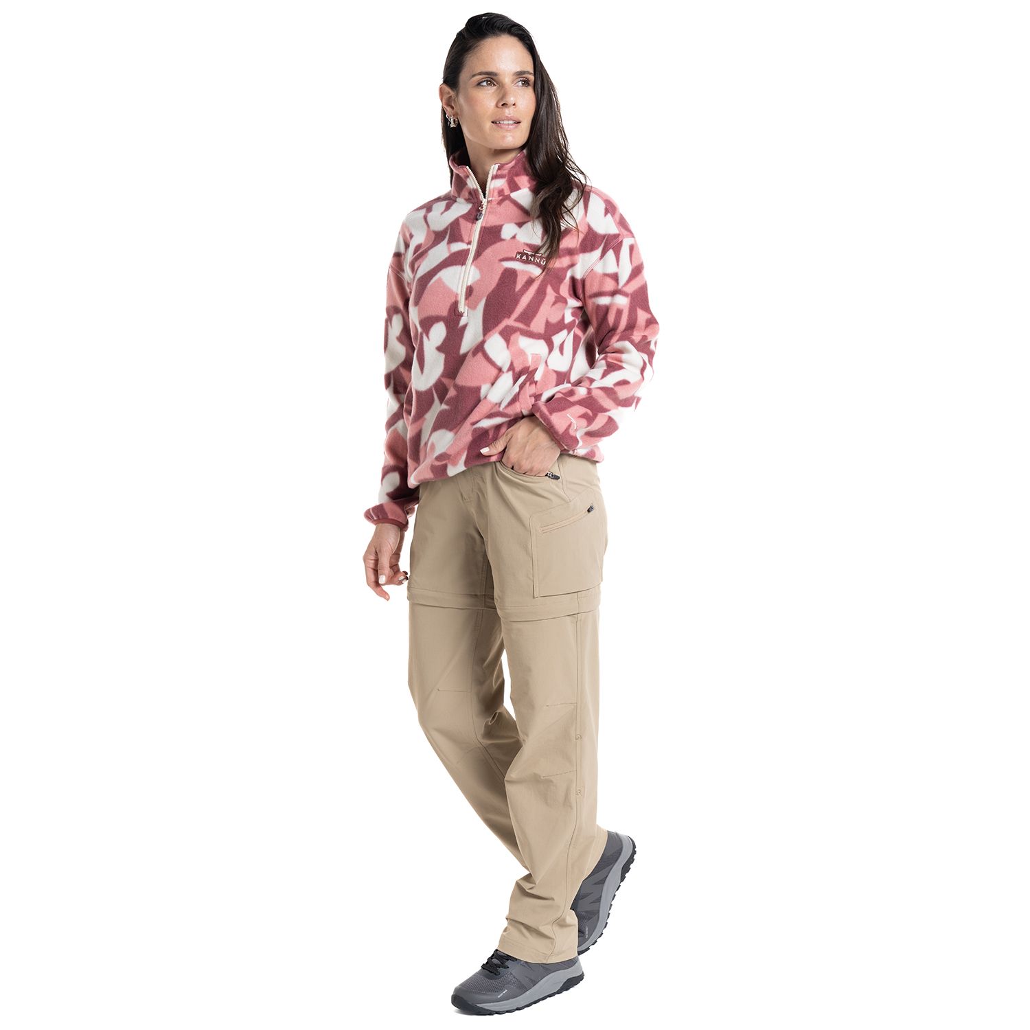 PANTALON DESMONTABLE NALCA MUJER BEIGE KANNU - Imagen 4