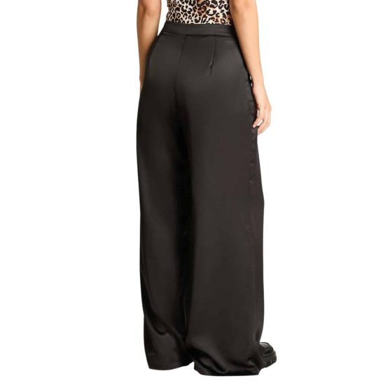 PANTALON PALAZZO 766705 NEGRO ACUARELA - Imagen 2