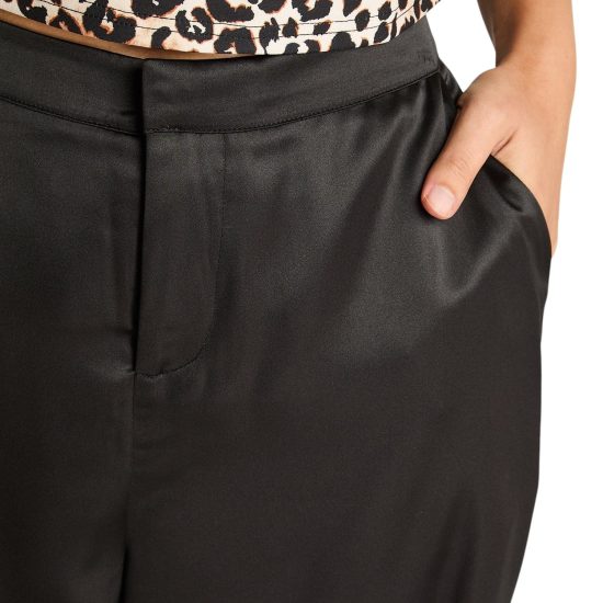 PANTALON PALAZZO 766705 NEGRO ACUARELA - Imagen 3