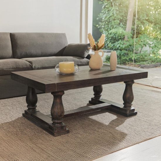 MESA CENTRO BRIGHTON GRIS ENVEJECIDO CIC