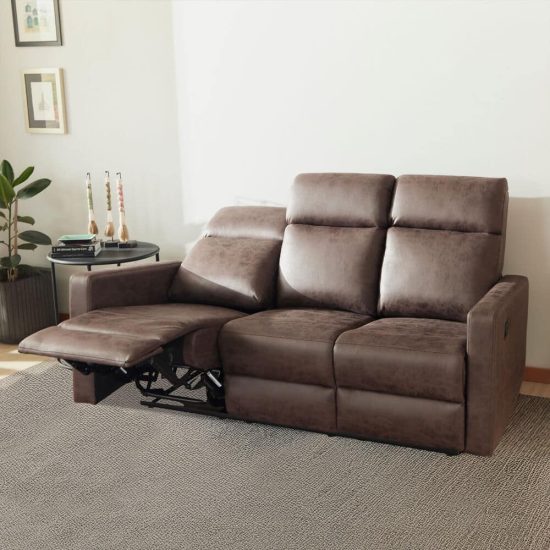 SOFA RECLINABLE ASTURIAS 3 CUERPOS CIC