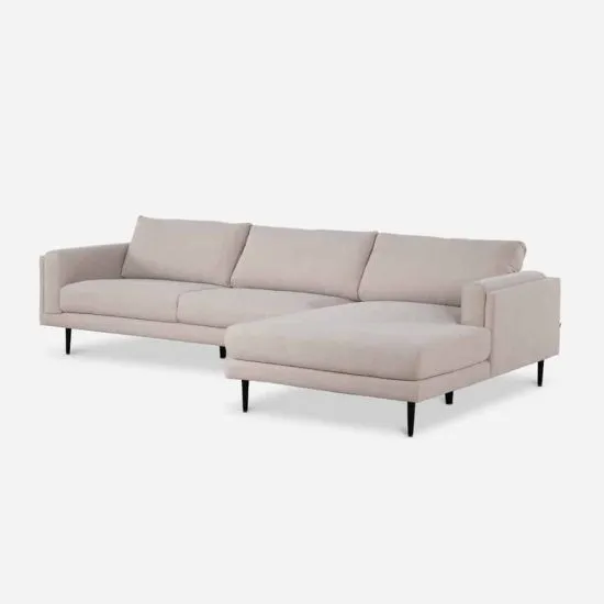 Sofá Seccional Derecho Beige María Repreve Cic