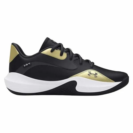Zapatilla Basketball Lockdown 7 Black-Gold Under Armour