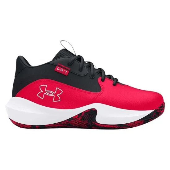 Zapatilla Niño Basketball Lockdown 7 Red Under Armour