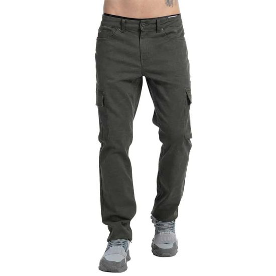 Pantalon Hombre Cargo tiro alto verde musgo Ellus