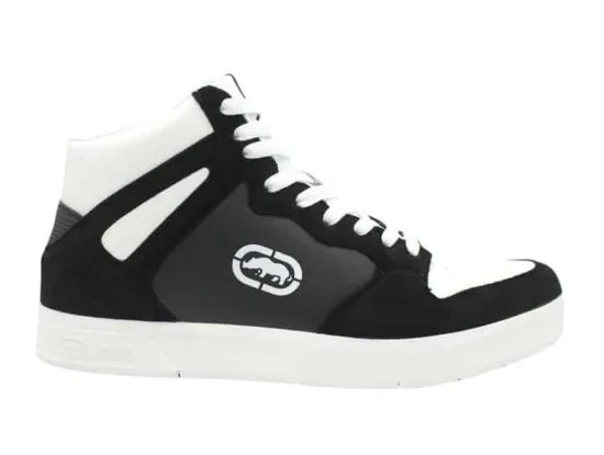 Zapatilla Urbana Ecko Hombre Pit Blanca - Negro