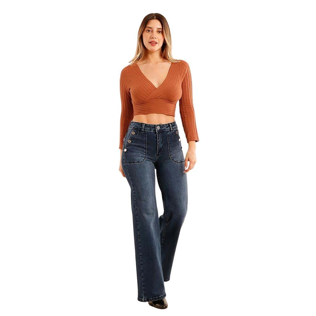 JEANS LORETTA PALAZZO BLUE DIVINE