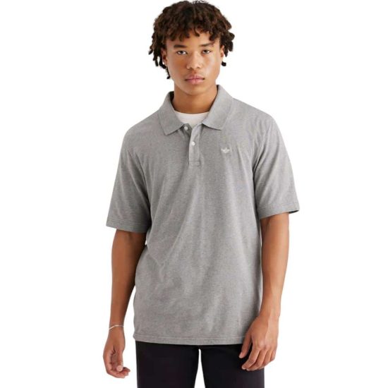 Polera Hombre Polo Rib Collar Regular Fit Gris Dockers