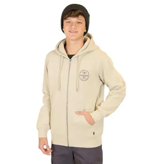 Poleron Niño Fullzipper 5O534-MI Liso Beige Maui