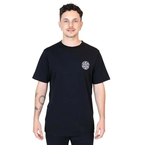 Polera Hombre MC 5P420-MI Liso Black Maui