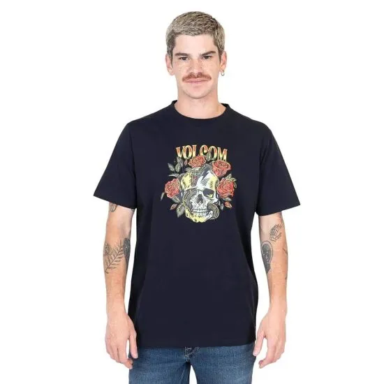 POLERA MC 7P152-MI LISO BLACK VOLCOM