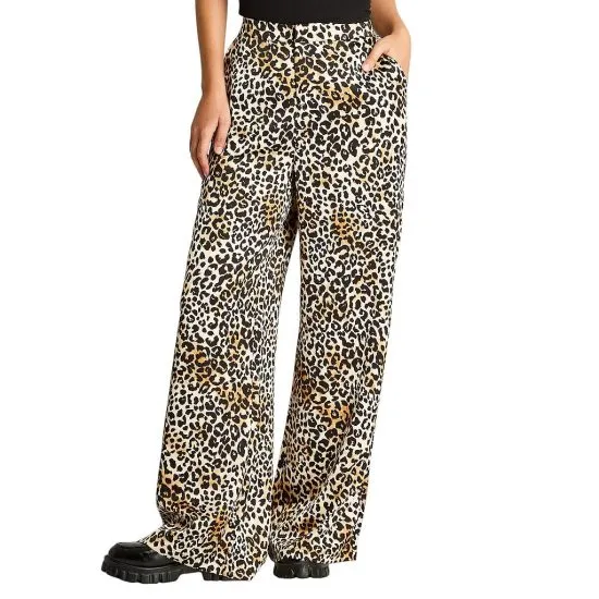 PANTALON PALAZZO 766705 CAFE ACUARELA