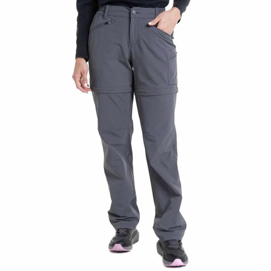 PANTALON DESMONTABLE NALCA MUJER GRIS KANNU