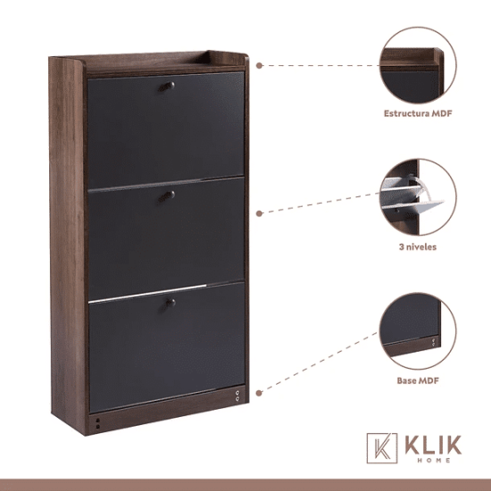ZAPATERO ELEGANCE 3 NIVELES KLIK - Imagen 3