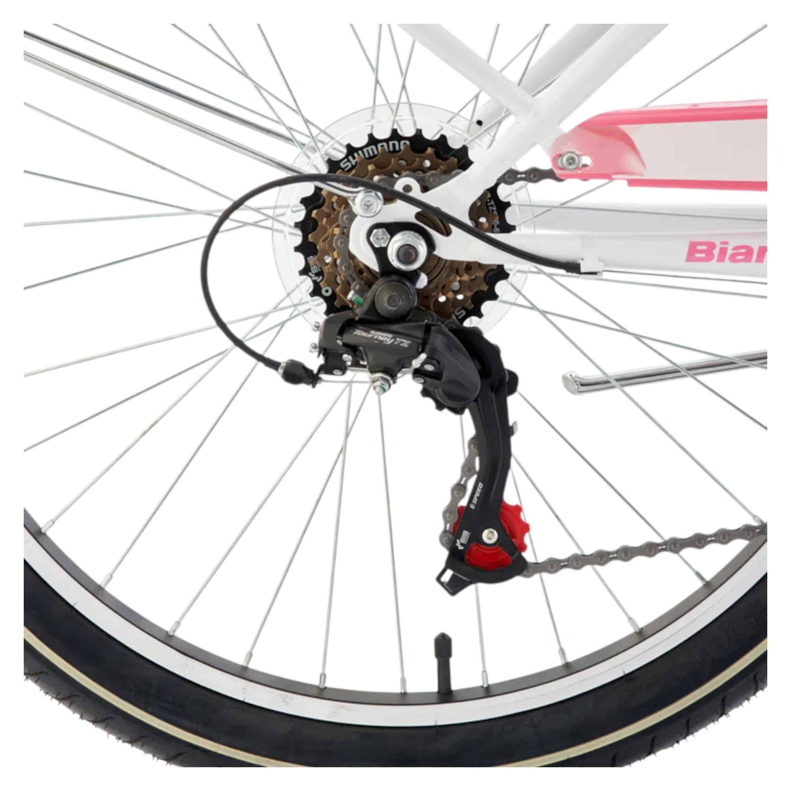 BICICLETA STREET ARO 24 LADY BLANCO BIANCHI - Imagen 3
