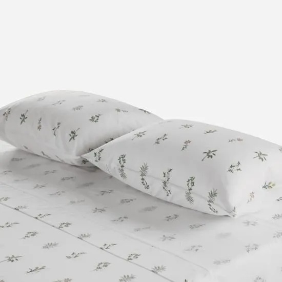 SET SABANA LISA 2 PLAZAS 144 HILOS AGUSTINA CIC - Imagen 2