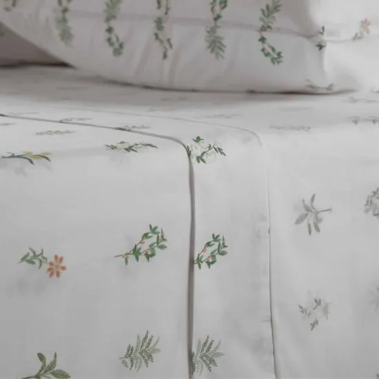 SET SABANA LISA 2 PLAZAS 144 HILOS AGUSTINA CIC - Imagen 3