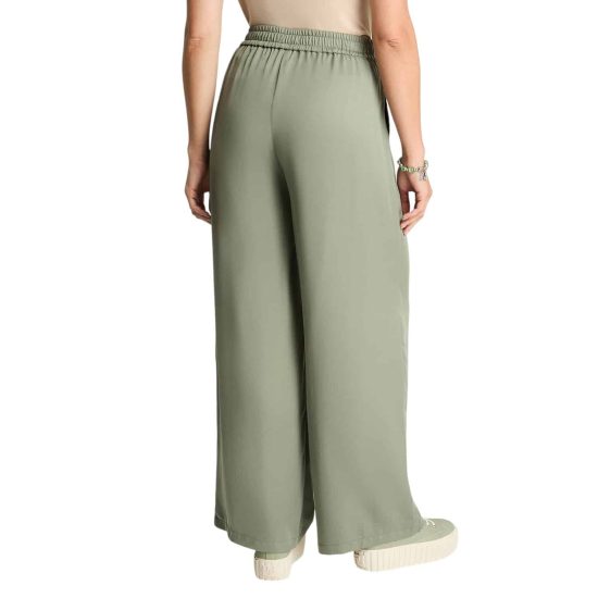 Pantalón Lyocell Verde Curvi - Imagen 2
