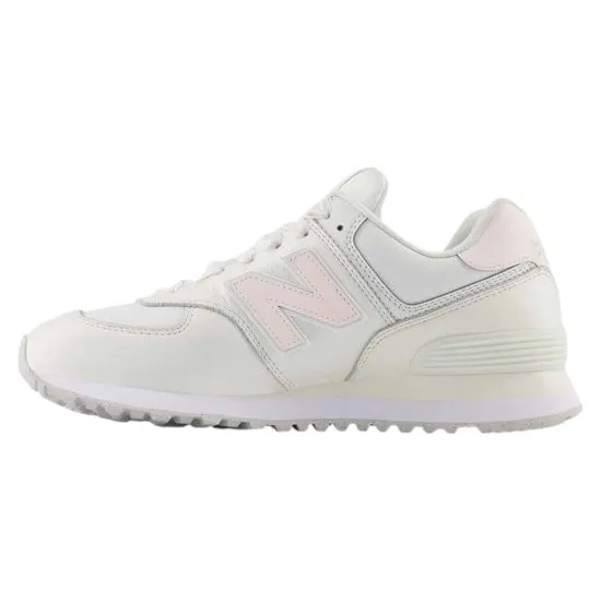 Zapatilla Mujer New Balance 574 Blanco - Rosado - Imagen 2