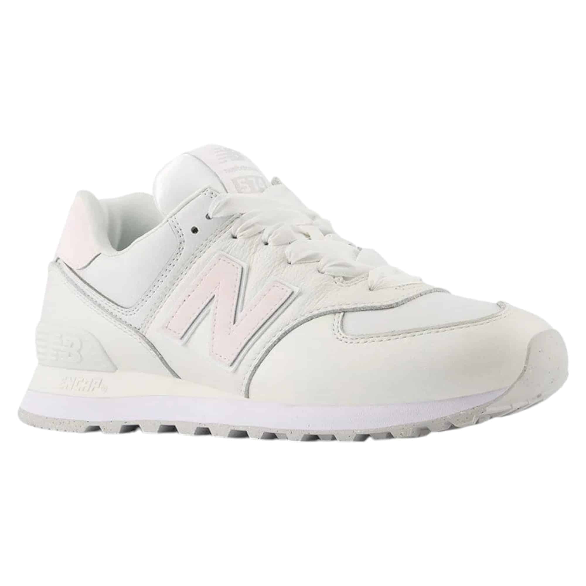 Zapatilla Mujer New Balance 574 Blanco - Rosado - Imagen 4