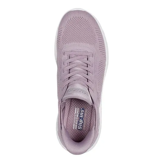ZAPATILLA MUJER BOBS SQUAD CHAOS CURRENT MU ROSADO SKECHERS - Imagen 4