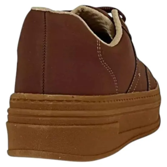 ZAPATILLA MUJER NOBUCK LISBOA COÑAC BEIRA RIO - Imagen 2