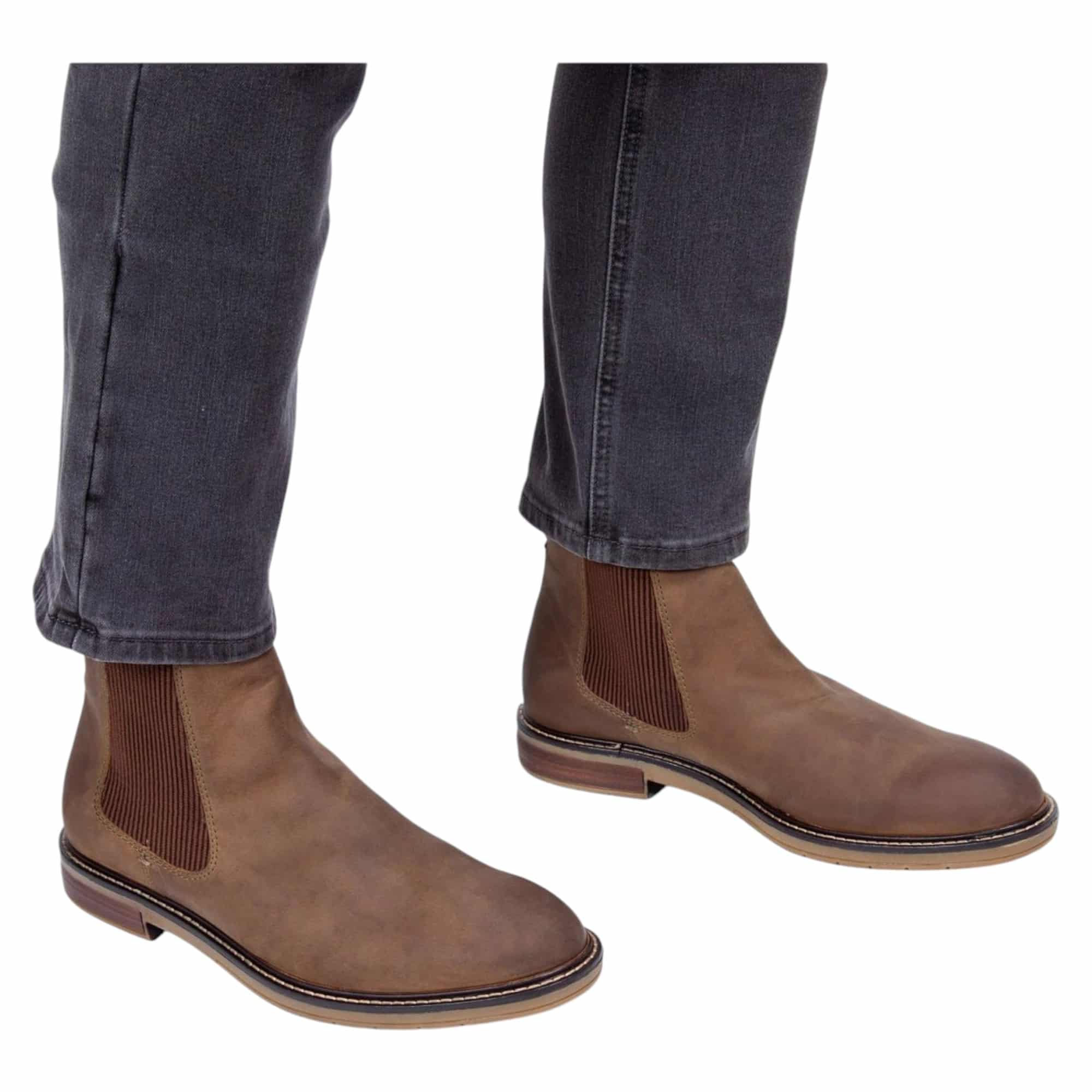 BOTIN CASUAL HOMBRE TEXAS OLIVO CASPER GUANTE - Imagen 4