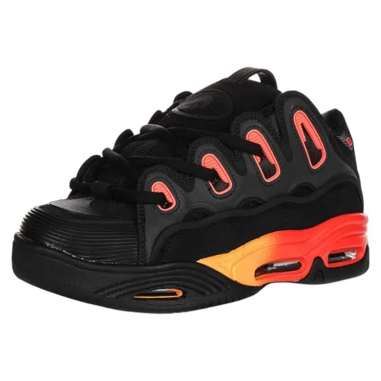 ZAPATILLA HOMBRE D3 2001 BLACK/ORANGE OSIRIS - Imagen 2